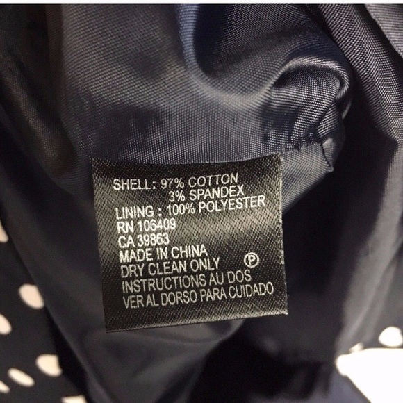 NWOT TAHARI sheath polka dot black and white - Picture 4 of 4